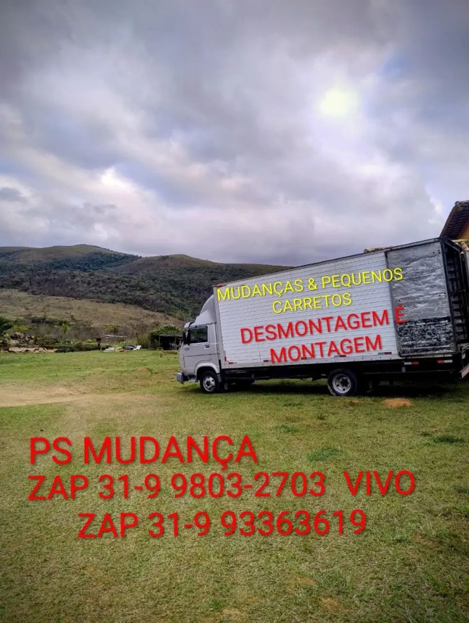 Mudança montagem carreto 