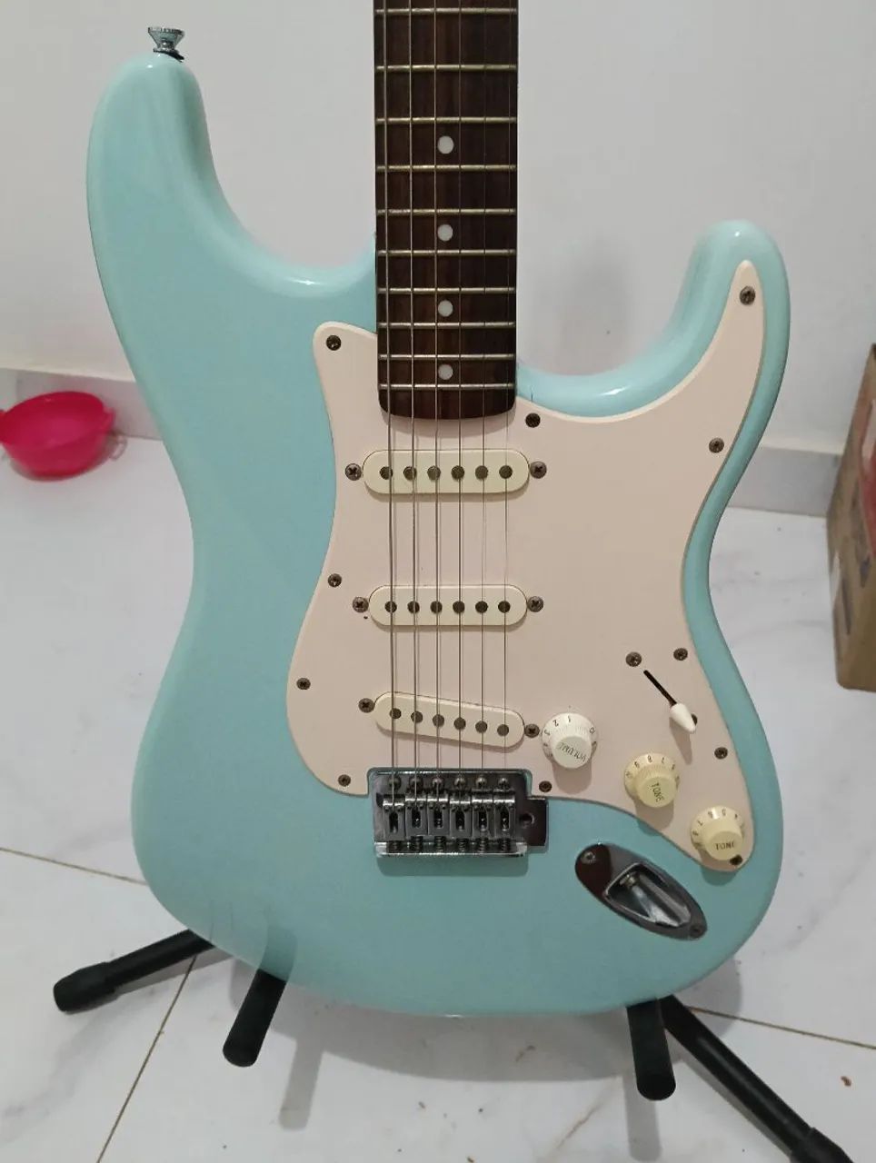 Squier stratocaster bullet surf Green - Instrumentos musicais