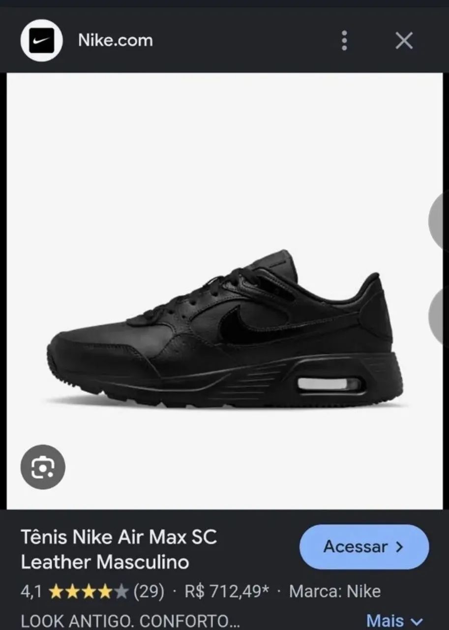 Tênis Nike Air Max SC em couro - Foto 2