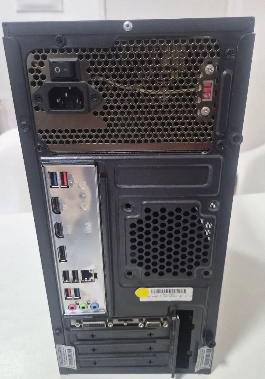 PC completo i3 1004f 8gb Ddr4 Ssd m2 Monitor Dell 17 polegadas  - Foto 3
