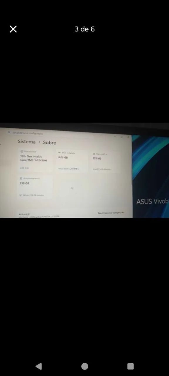 Estou vendendo esse notebook da Asus está zerada bem conservado  - Foto 2