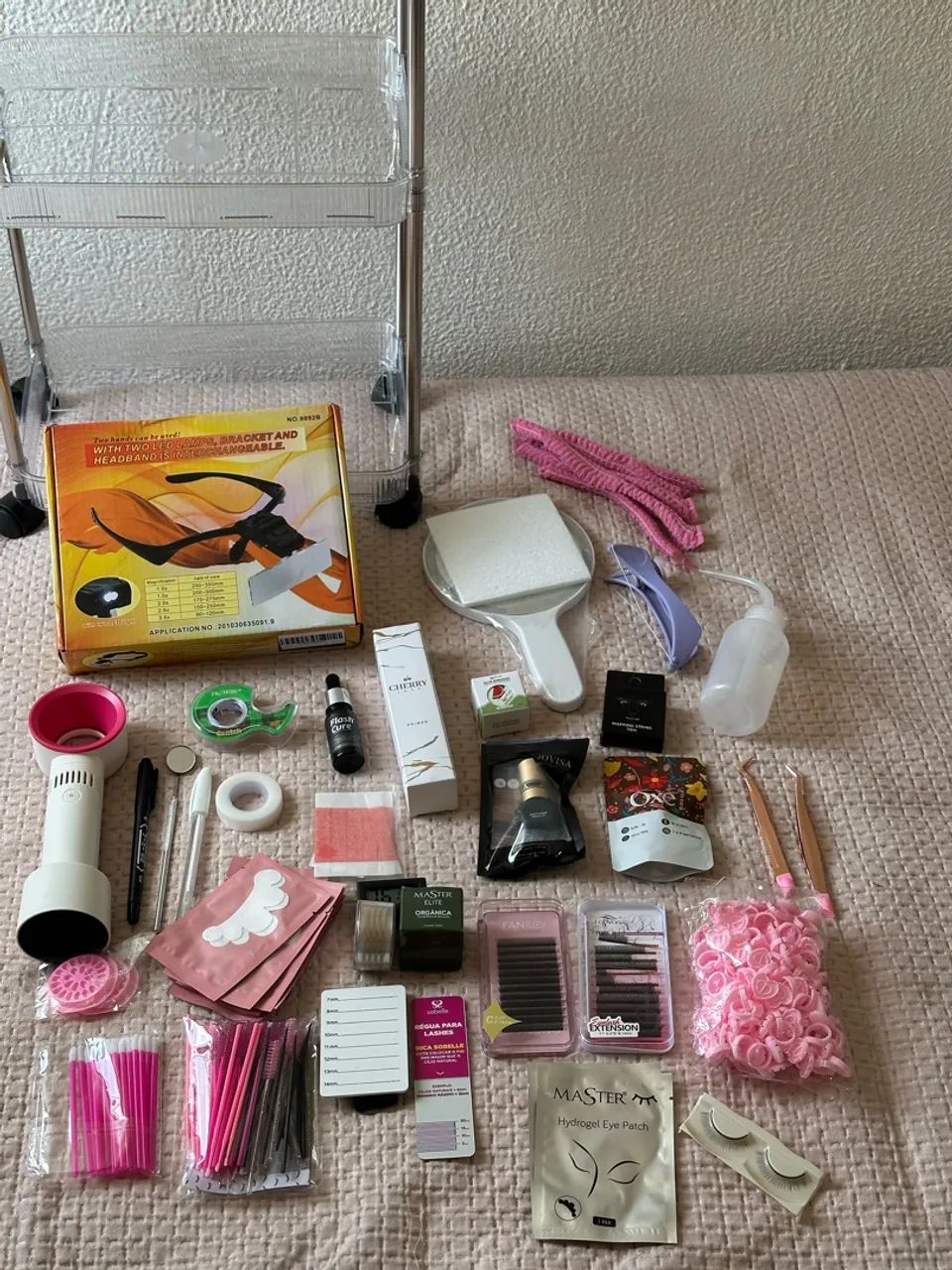 Kit completo Lash designer com carrinho auxiliar - Foto 4