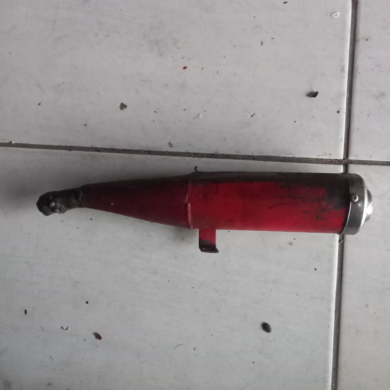 Ponteira de escapamento de moto 2t ou 4t