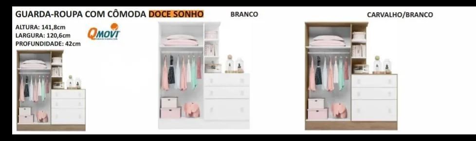 Guarda roupa/Cômoda Infantil  - Foto 6