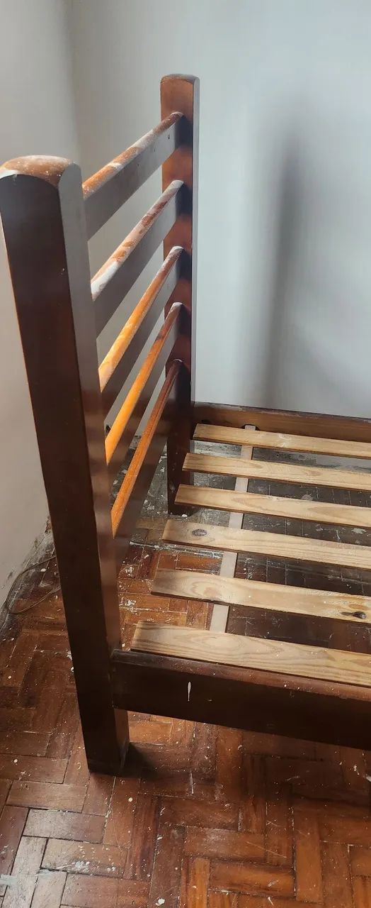Cama solteiro madeira maciça  - Foto 4
