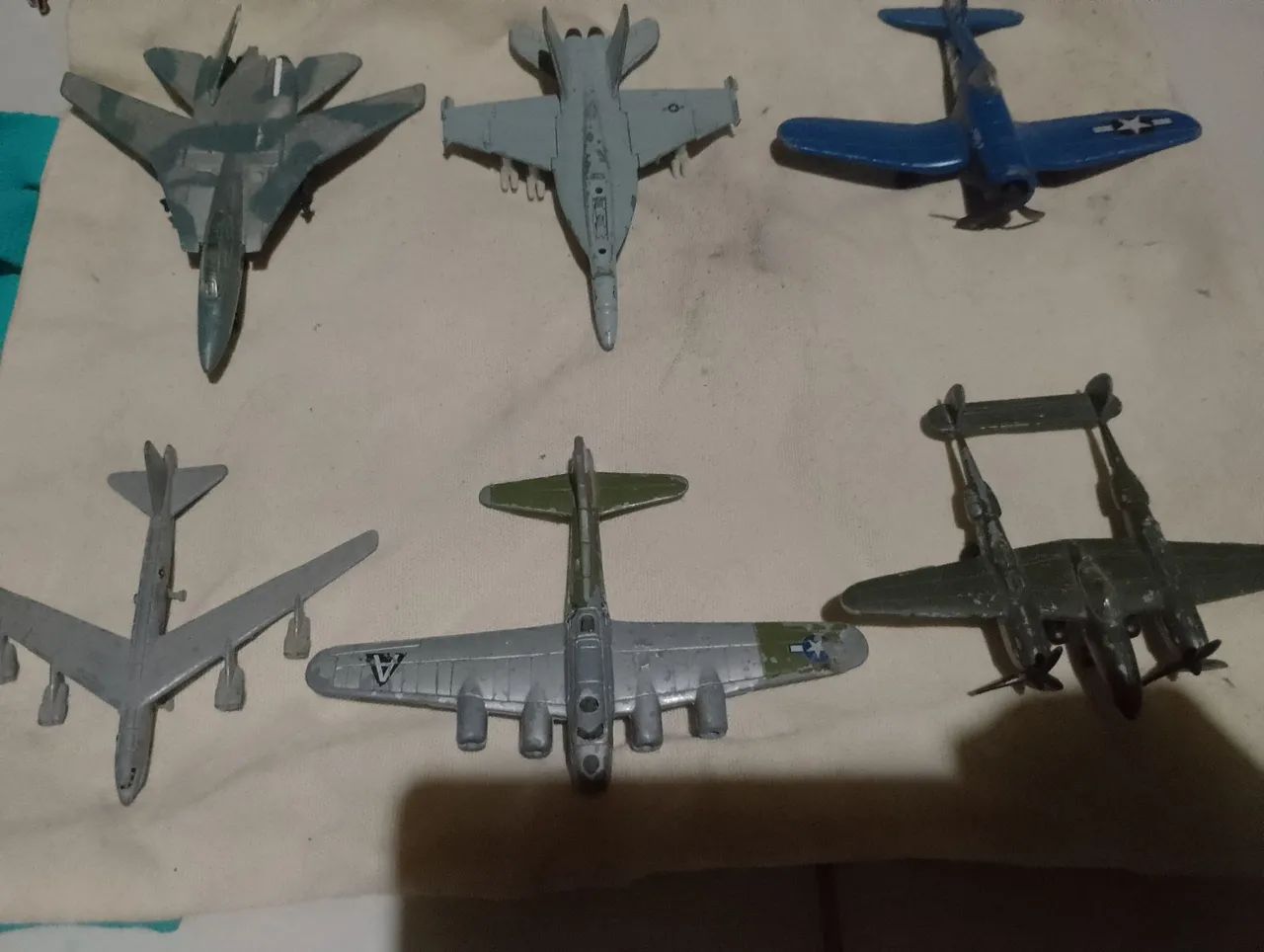Aviões de coleção ( metal)