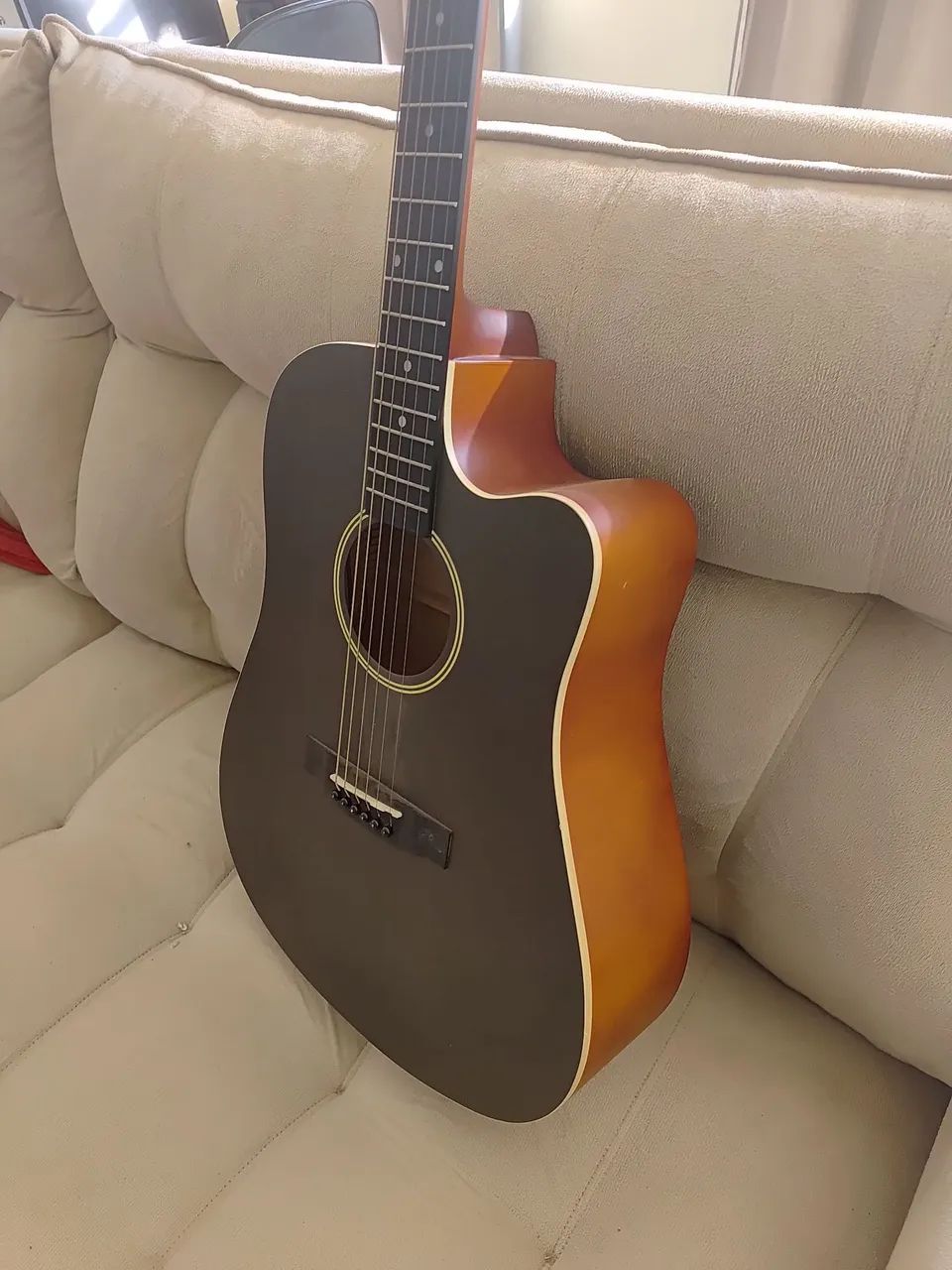 Violão Elétrico Giannini c/ kit 76 itens