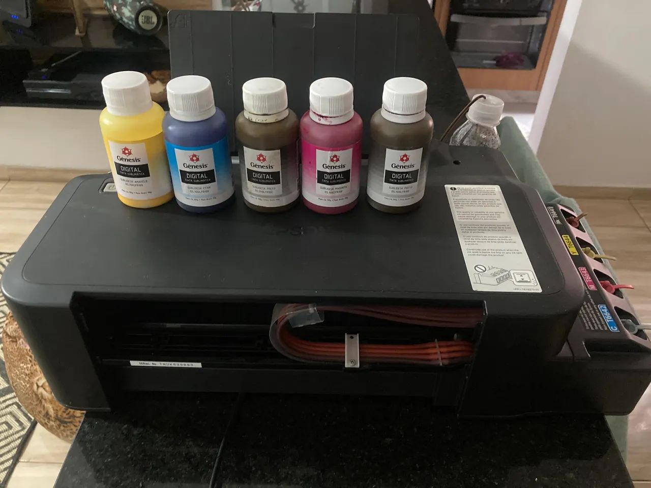 Impressora para sublimação e prensa para canecas