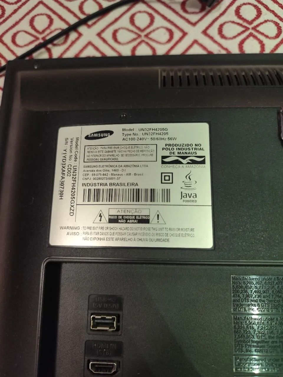 TV Samsung 32" LED - UN32FH4205G - Foto 5