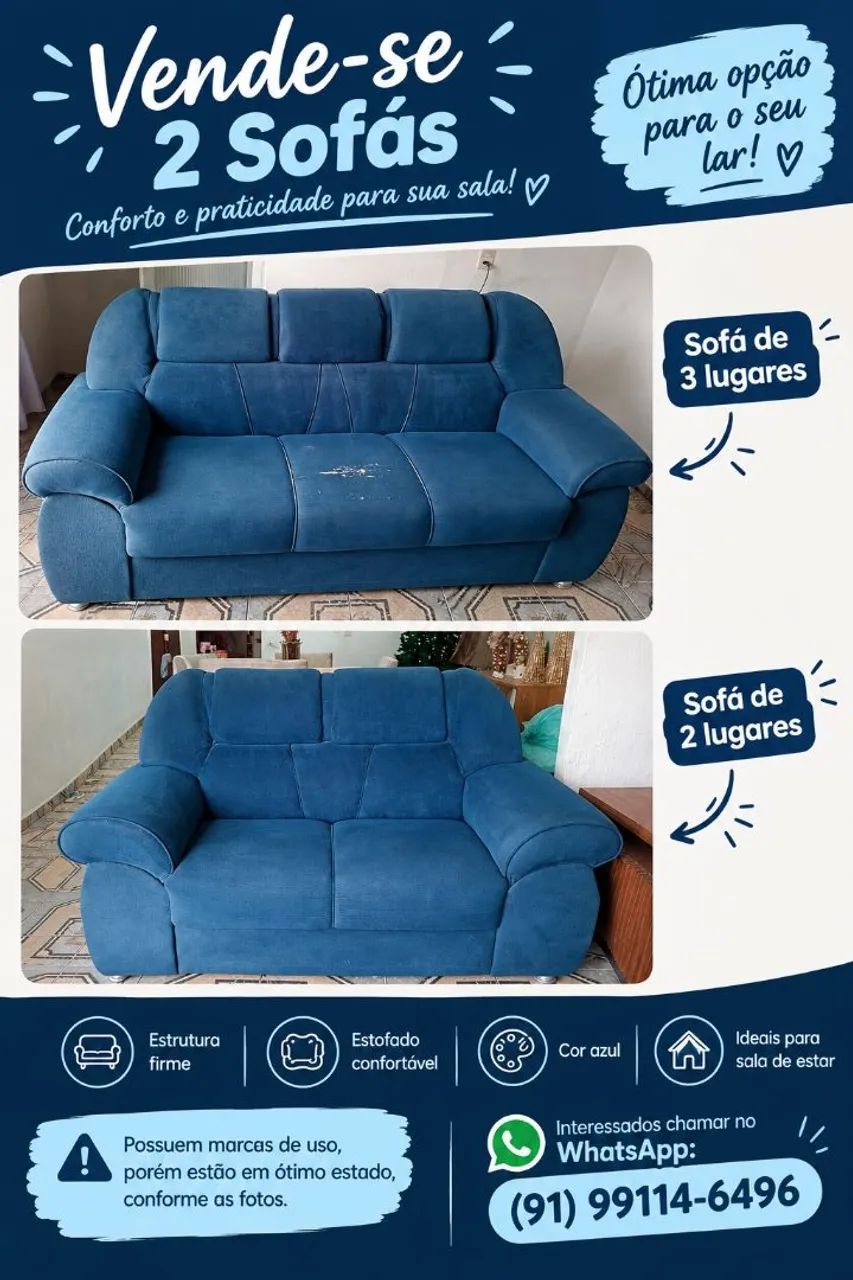VENDO 2 SOFÁS 