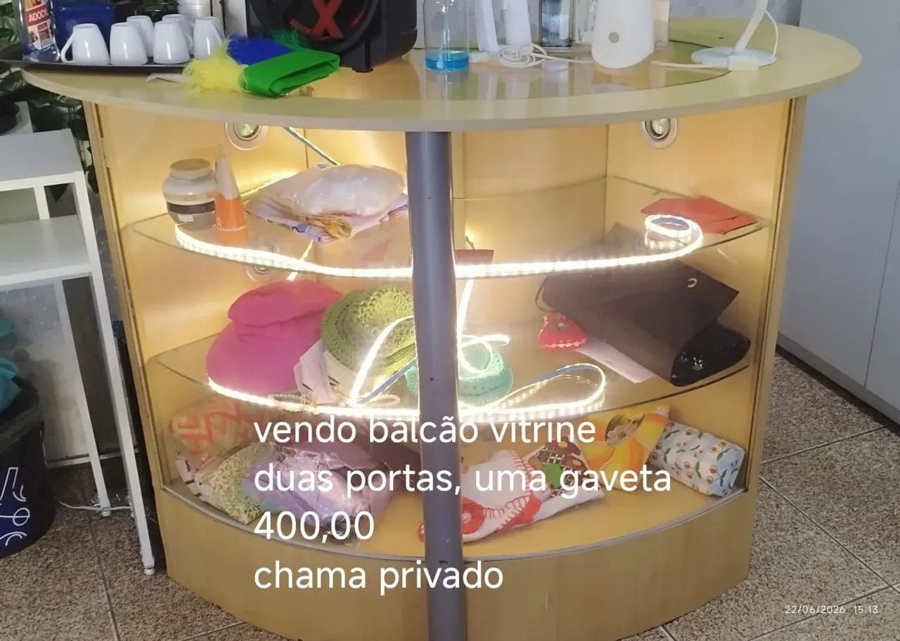 Balcão vitrine 