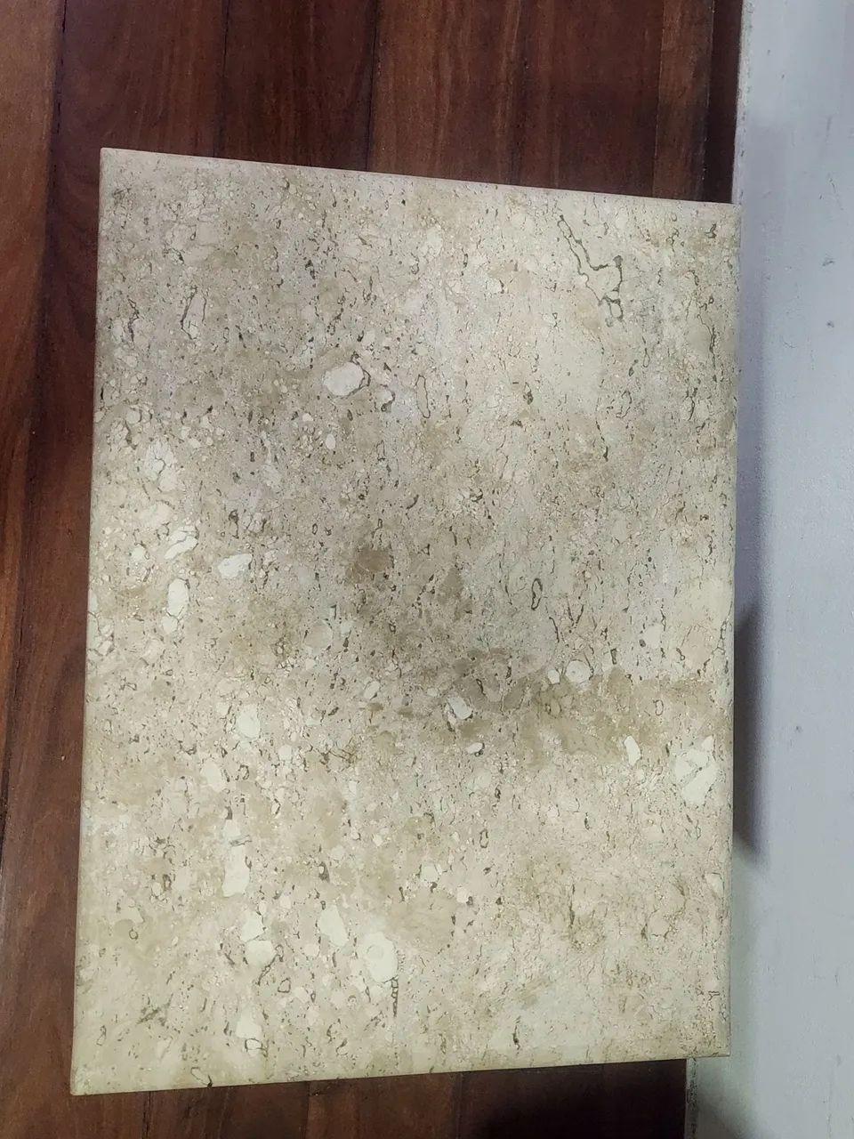 Mesa Madeira Maciça/Rústica com Mármore ( Antiguidade )65570167305859124