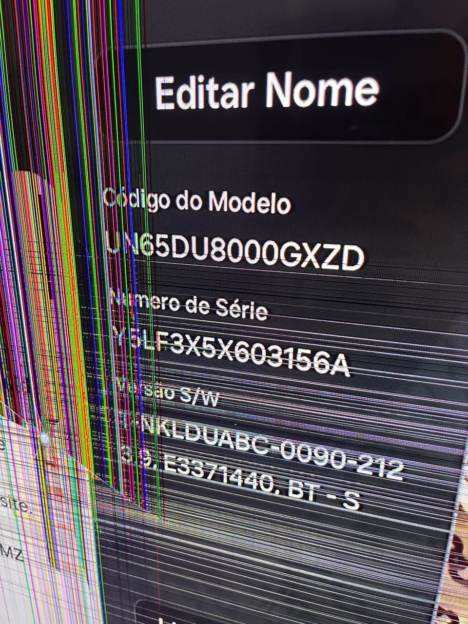 TV Samsung 65 retirada de peças  - Foto 3