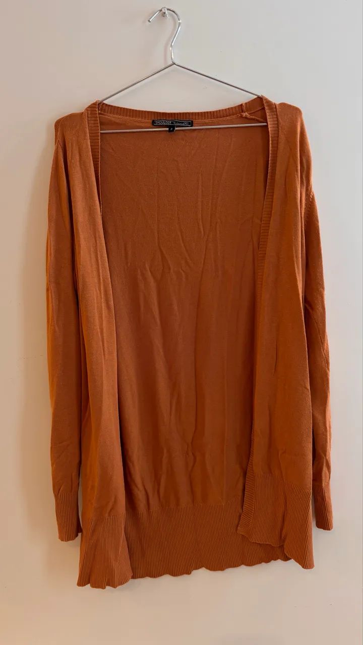 Cardigan alongado Shoulder P