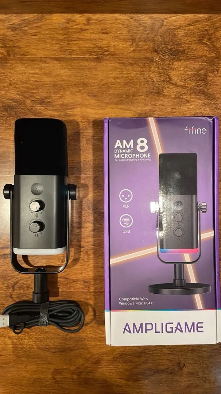 Microfone Fifine AM8 (Novo) - Foto 4