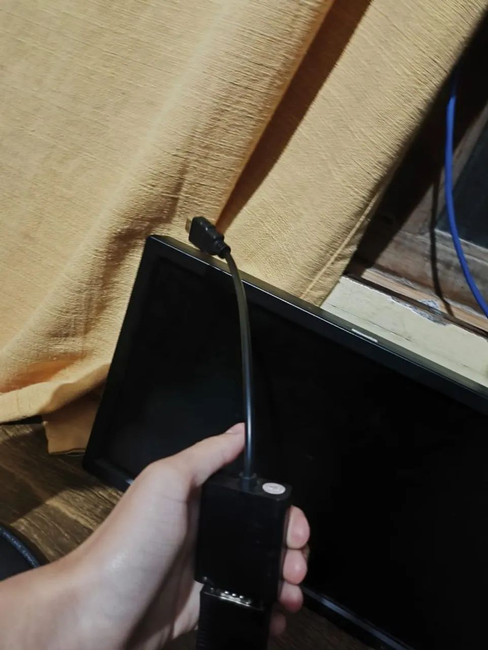 Monitor com o cabo de conectar ne vídeo game  - Foto 3
