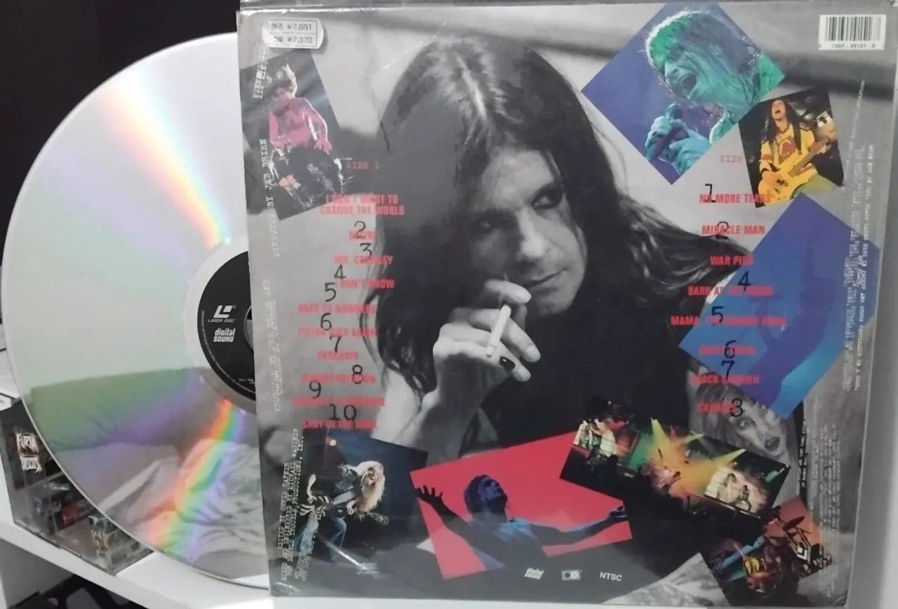 Laserdisc ozzy osbourne raro em ótimo estado  - Foto 2