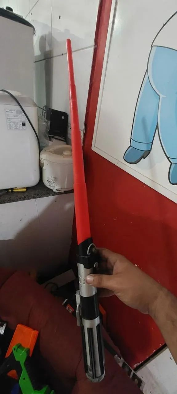 Starwars espada vermelha
