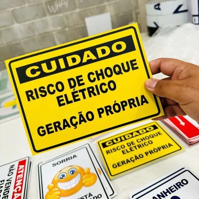 Placas de Sinalização de PVC - Foto 3