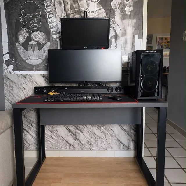 mesa gamer para computador grande 