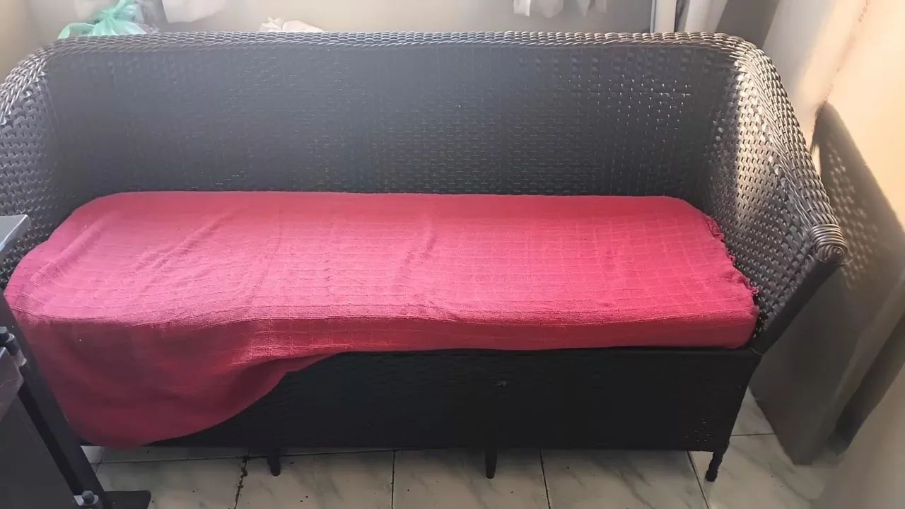 Sofá fibra sintética 