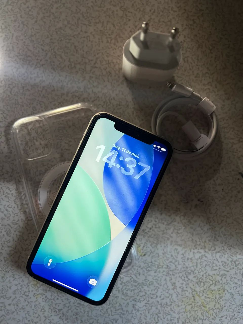 iPhone 11 Branco 64GB Original Face ID OK 12x - Celulares e