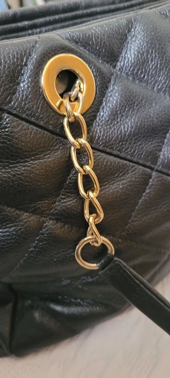 Bolsa de couro com matelassê Doramila  - Foto 3