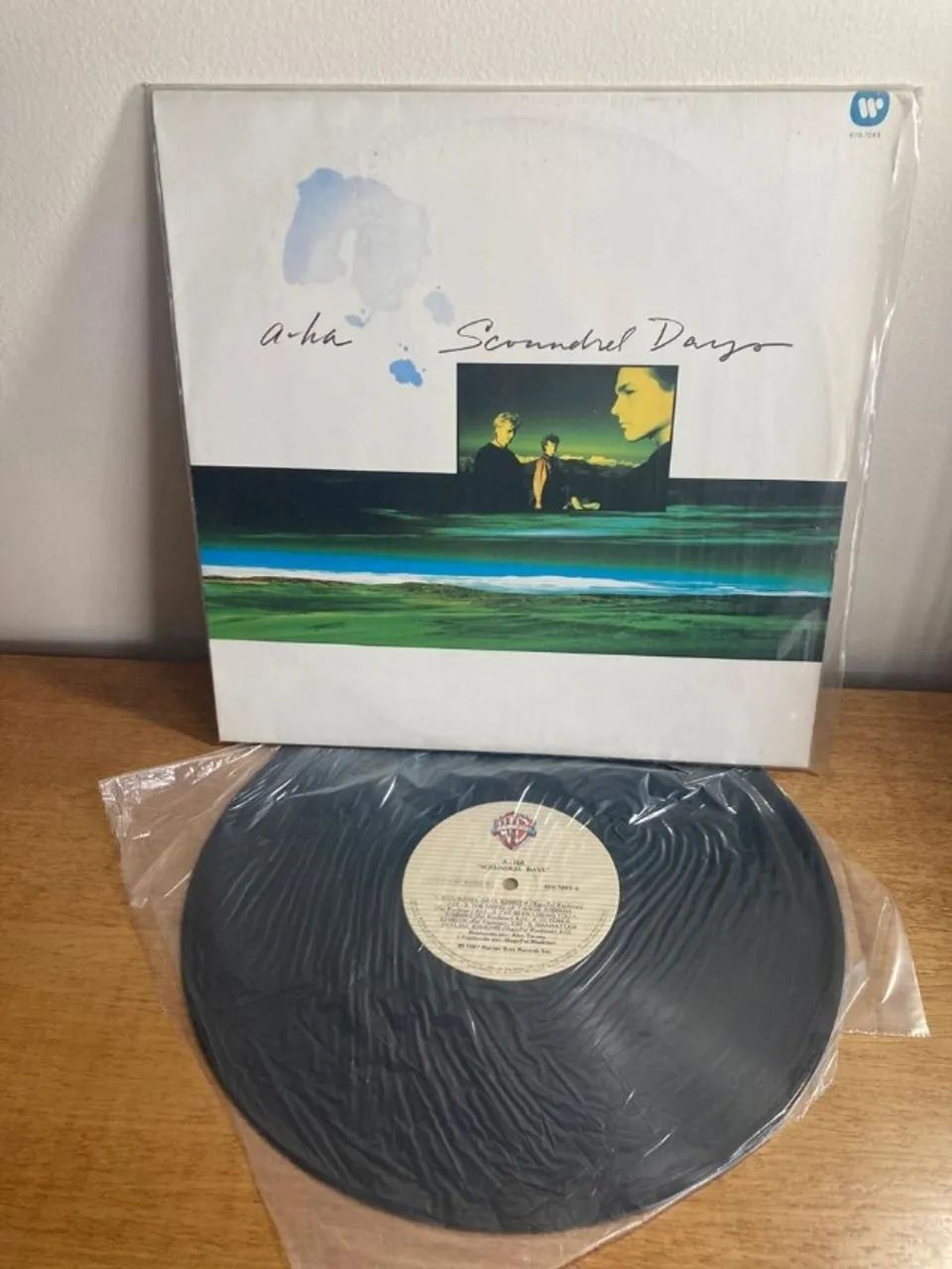 LP/Vinil A - Ha - " Scoundrel days " - 1986 - raridade - Foto 3