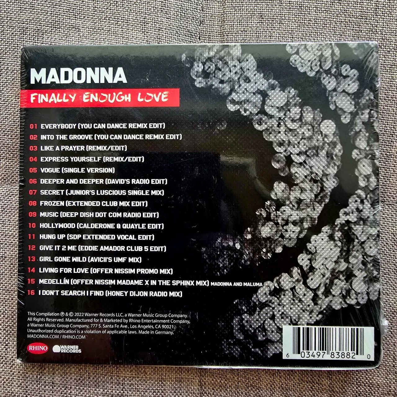 CD Finally Enough Love Madonna - Foto 2