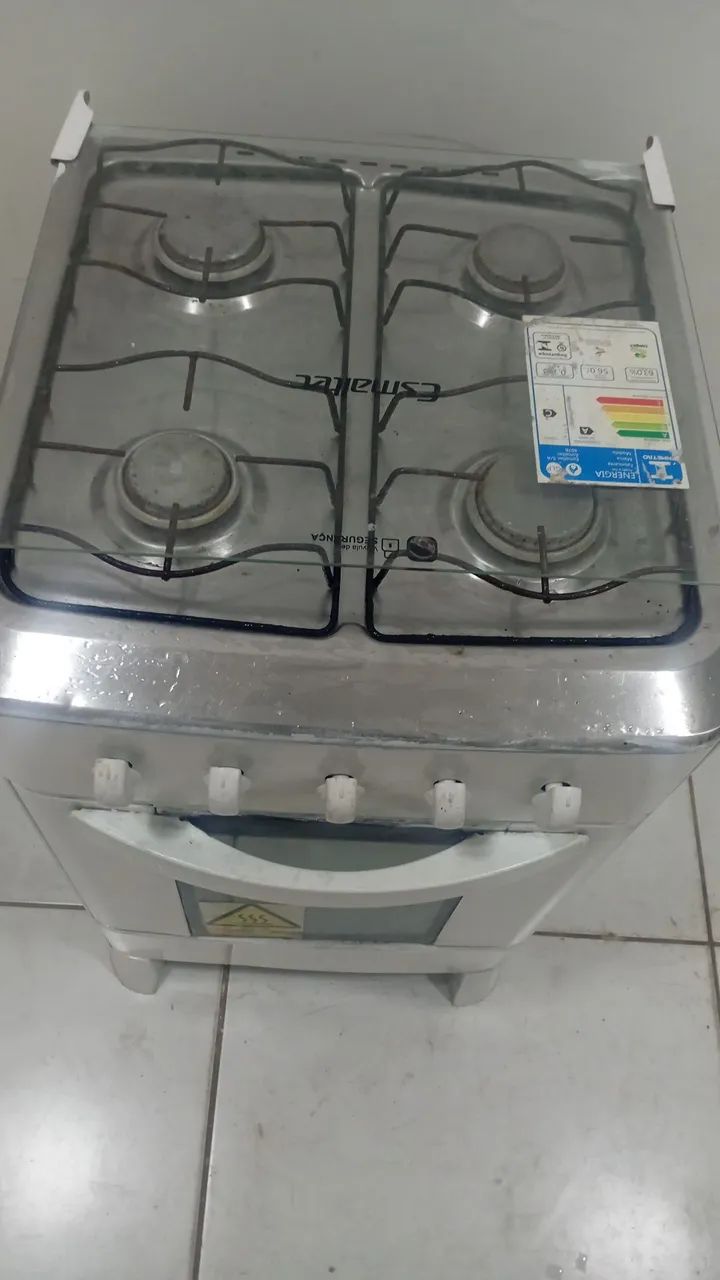 Fogão 4 bocas simples entrego gratis  - Foto 4