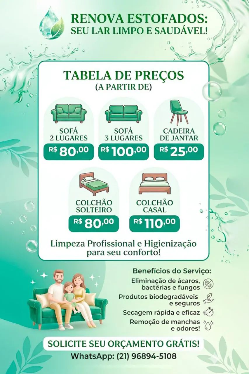 Limpeza de sofás e colchões (estofados) - Foto 2