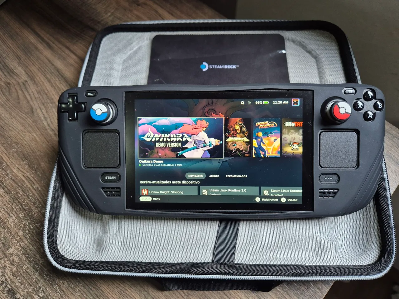 Steam deck oled 512gb lacrado - Consoles de Vídeo Game - Vila São