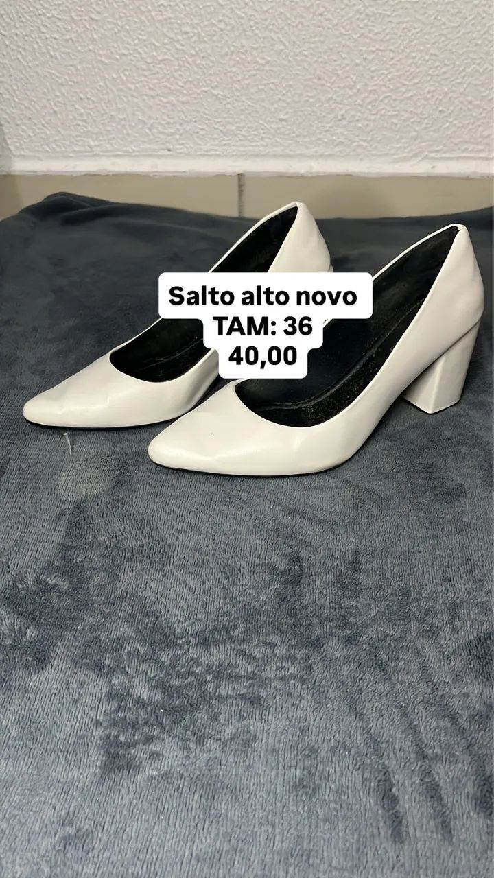 Salto alto novo 