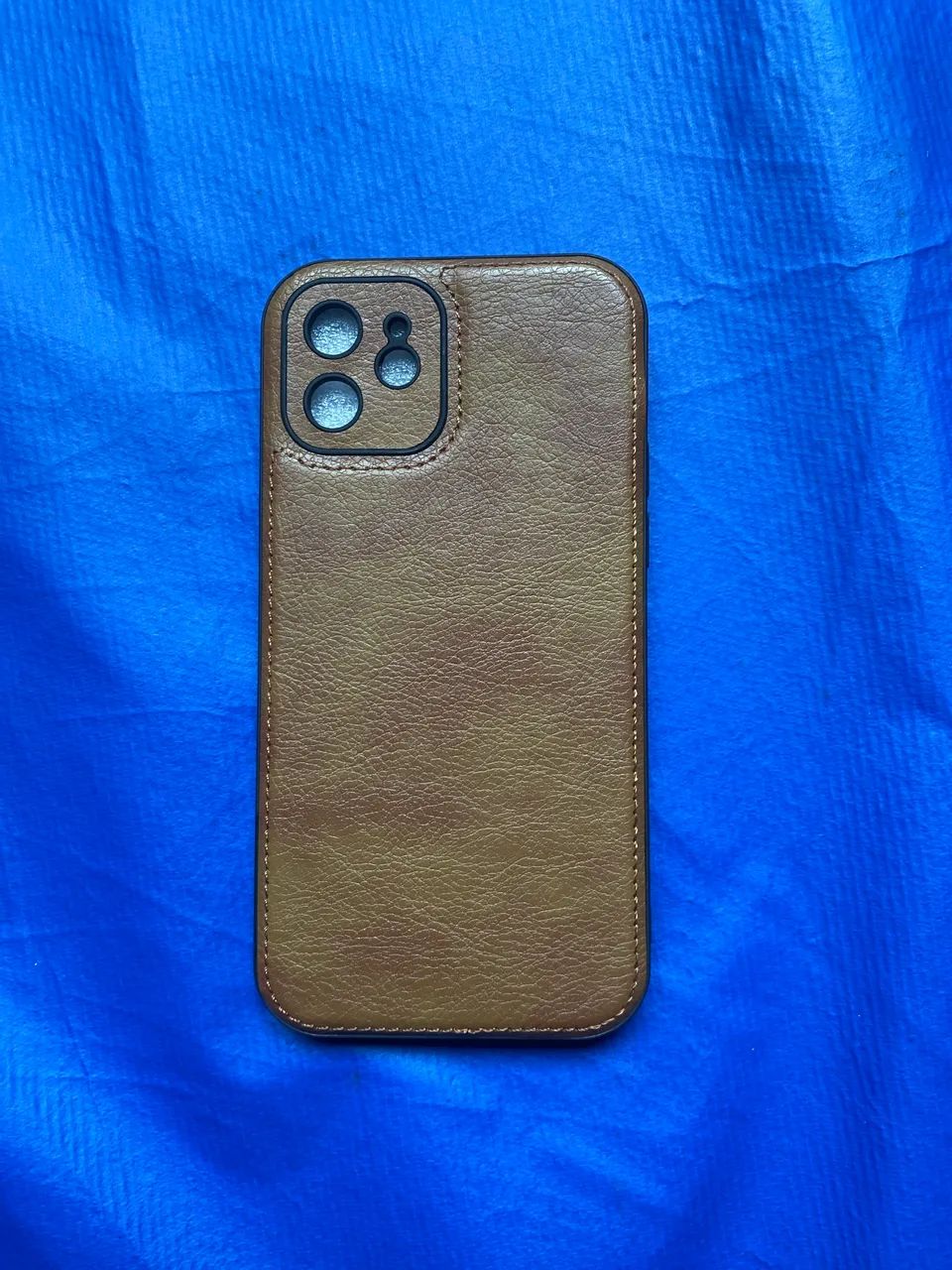 Capa em couro legítimo iPhone 12