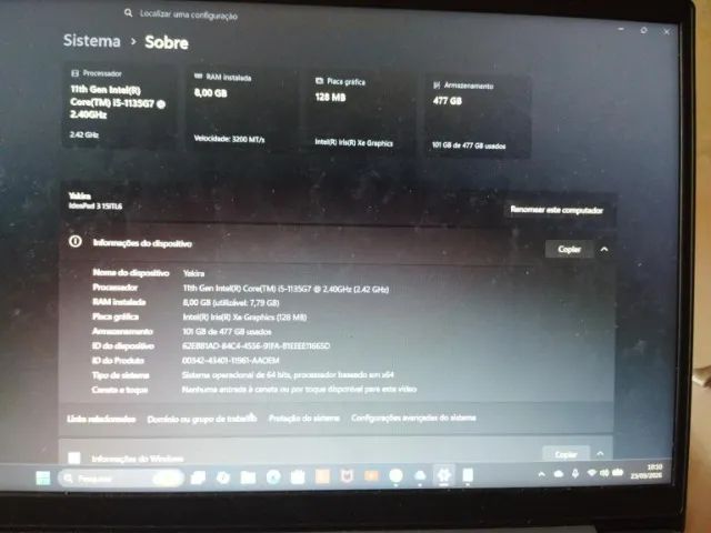 Notebook Lenovo IdeaPad 3i Core i5, 8GB, SSD 512GB - Foto 4