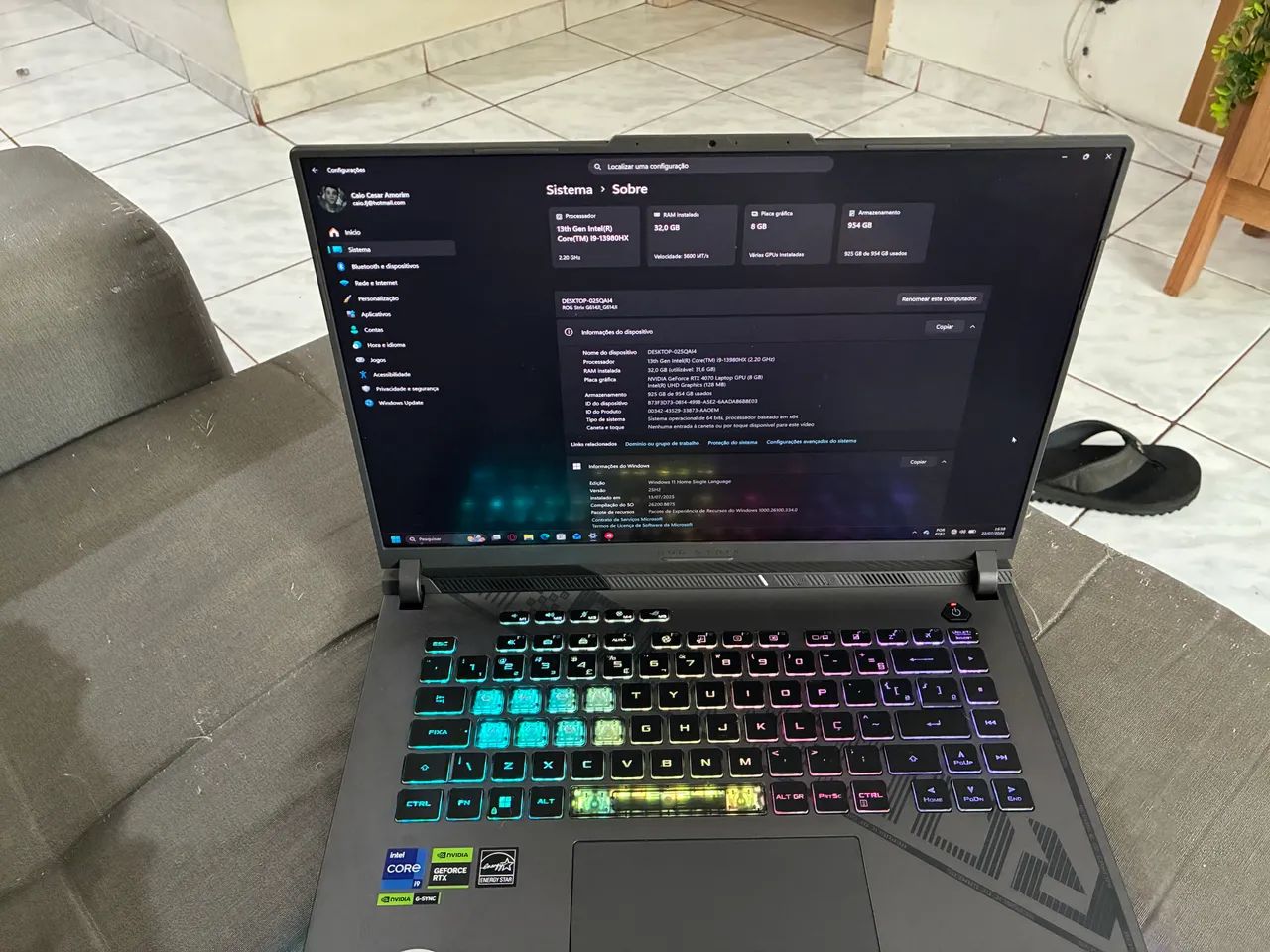 Notebook Gamer Asus G16 - Foto 4