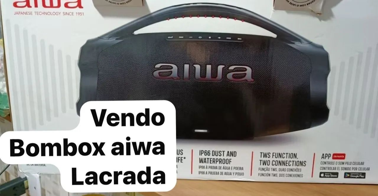 Bombox aiwa nova lacrada 