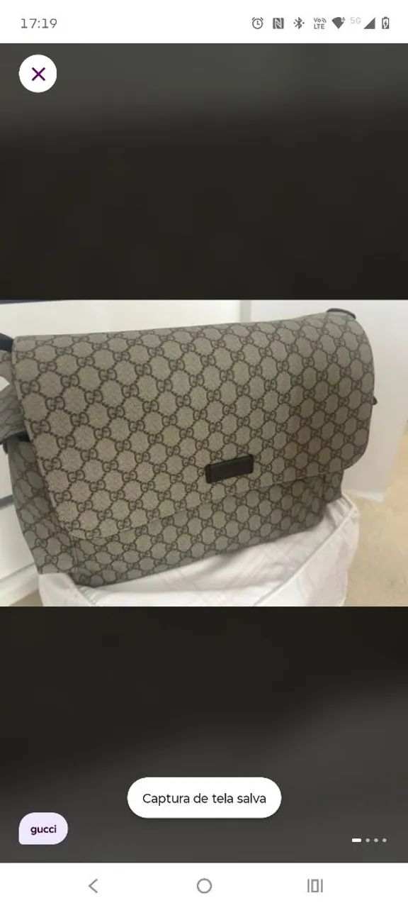 Bolsa maternidade Gucci original semi nova  - Foto 3