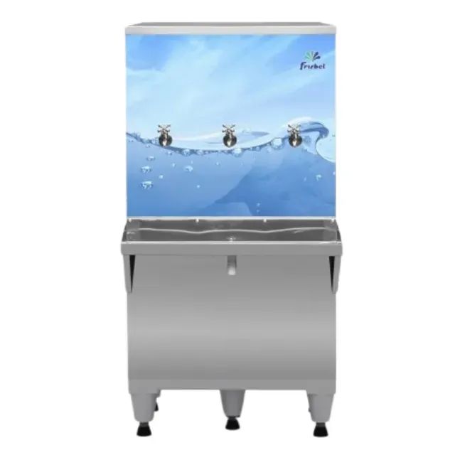 Bebedouro Industrial 100L com 3 Torneiras Inox 220V