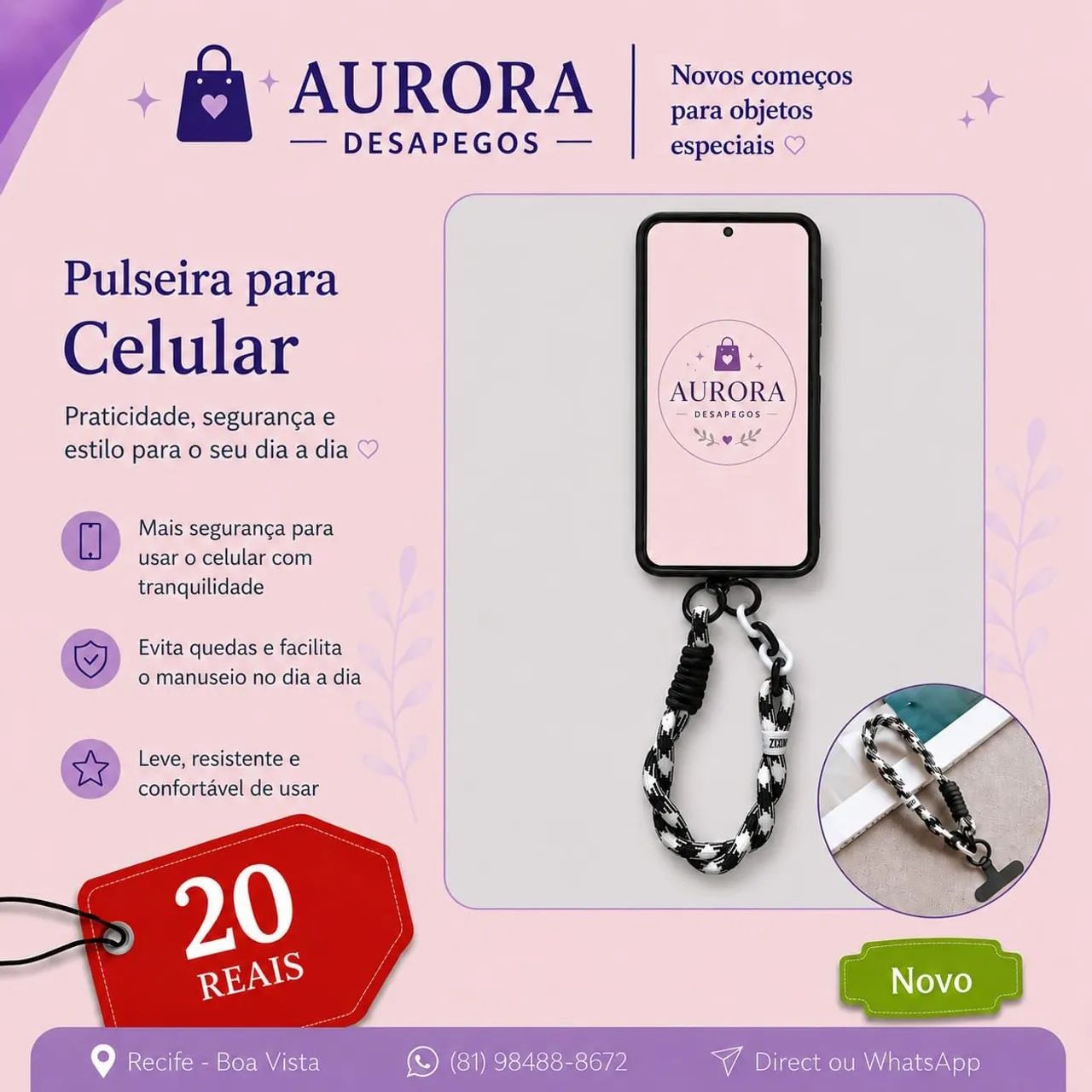 Pulseira para Celular 