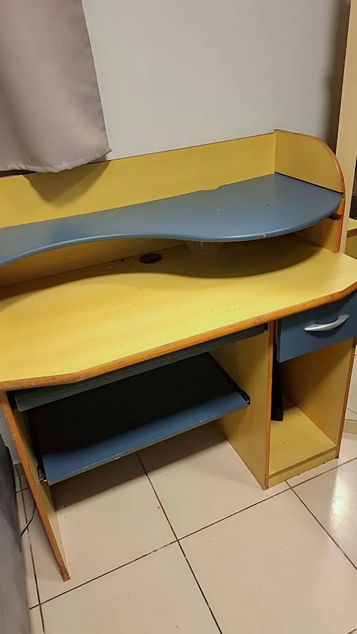 Mesa de escritório (APENAS RETIRADA, NÃO REALIZO ENVIO) - Foto 3
