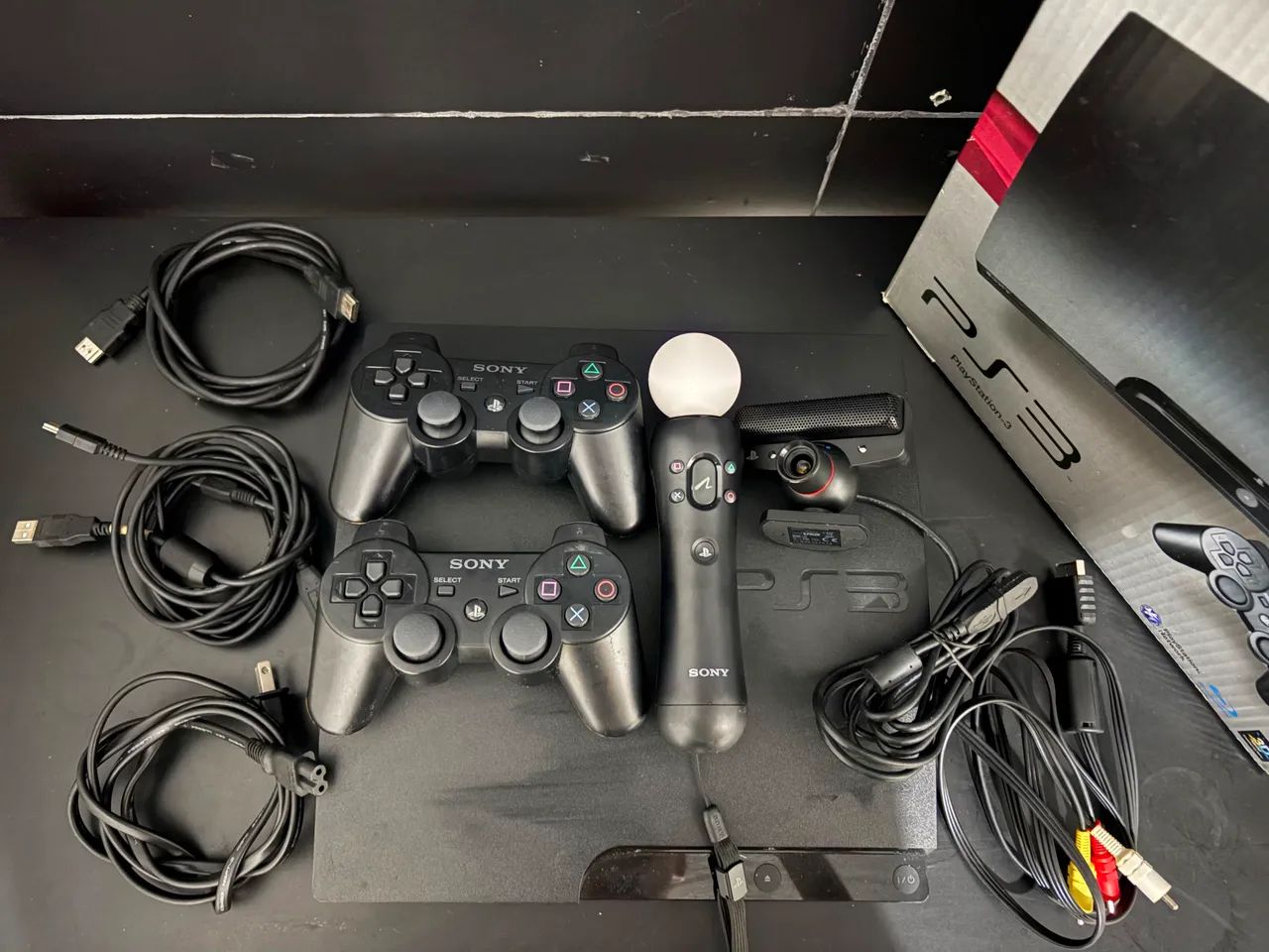 PS3 SLIM EM ÓTIMO ESTADO 