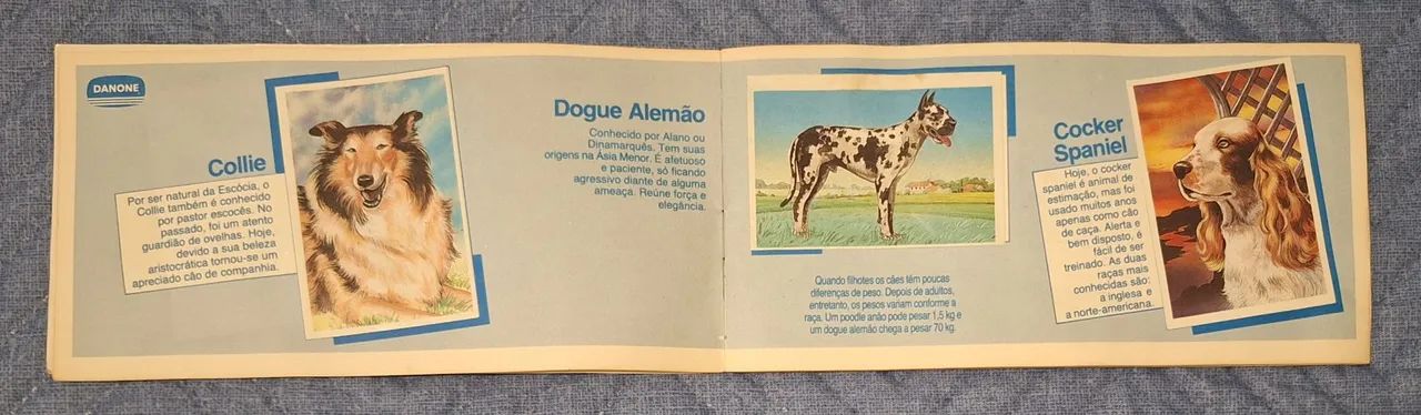 Álbum de Figurinhas Cães de Raça Danone - Foto 3