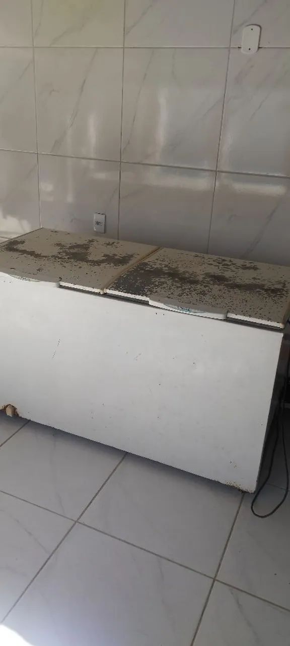 Freezer horizontal duas tampas