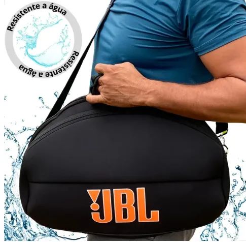 Bolsa Case Capa Jbl Boombox 1 2 3 Com Bolso Alça Resistente Cor Laranja - Foto 5