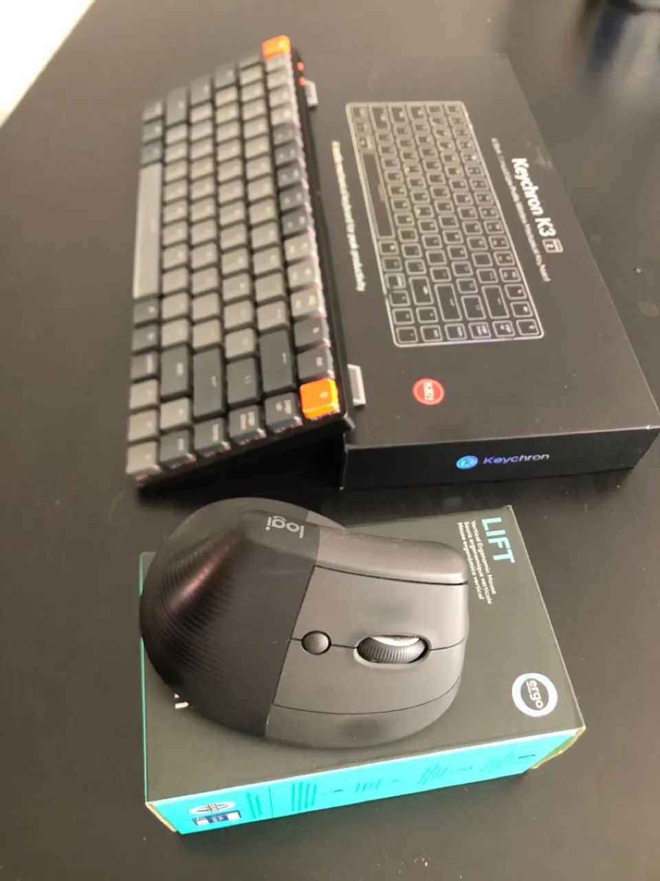 Teclado mecanico keychron k3 e mouse longitech lift - Foto 2