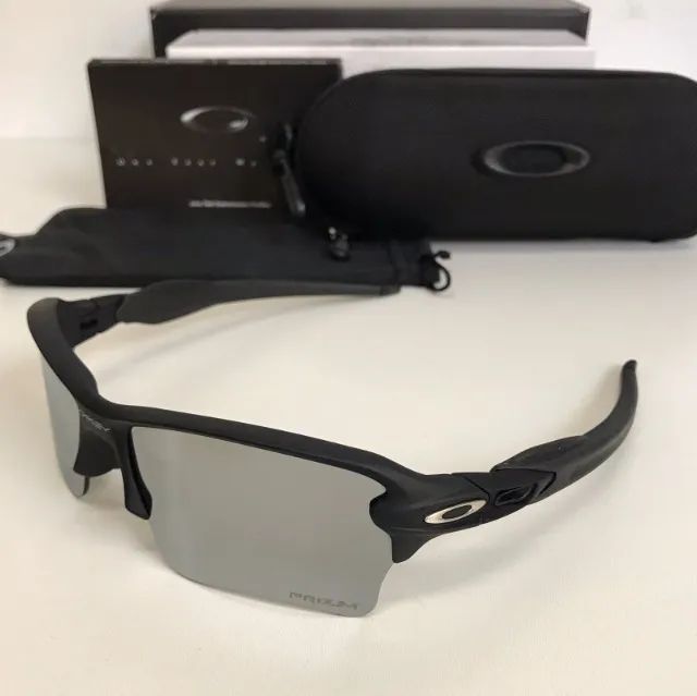 óculos de sol oakley flak 2.0 prata