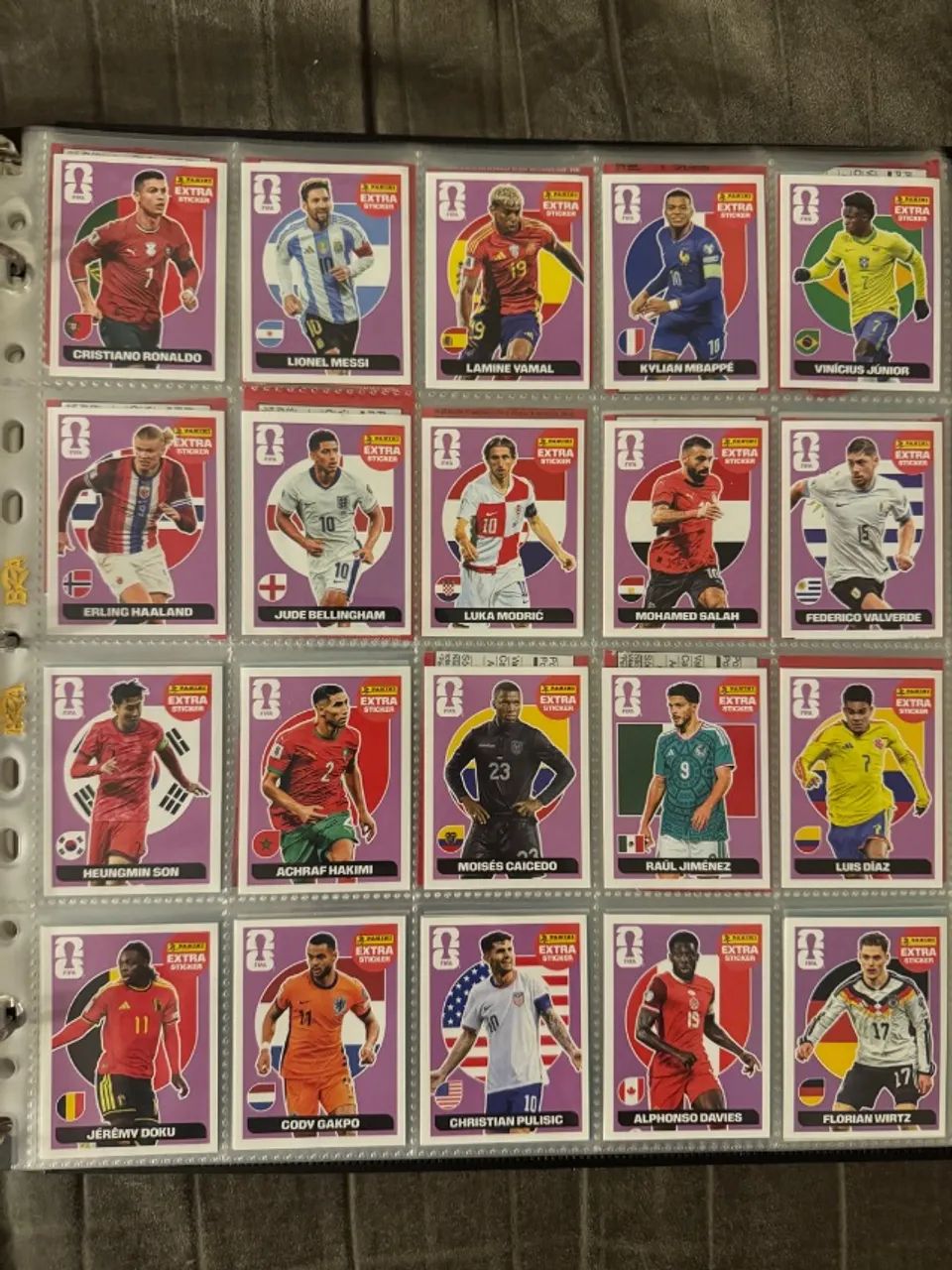 Figurinhas Legends Lilas copa 2026