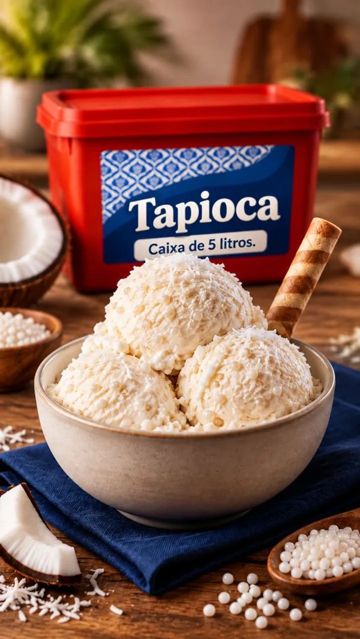 Sorvete.de Tapioca Cremoso  - Foto 4