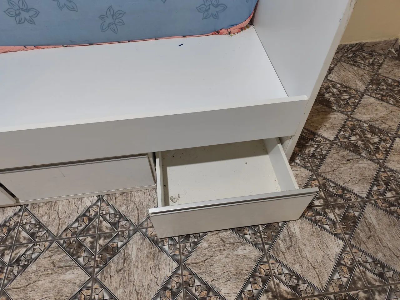 Cama 100% MDF com colchão. - Foto 2